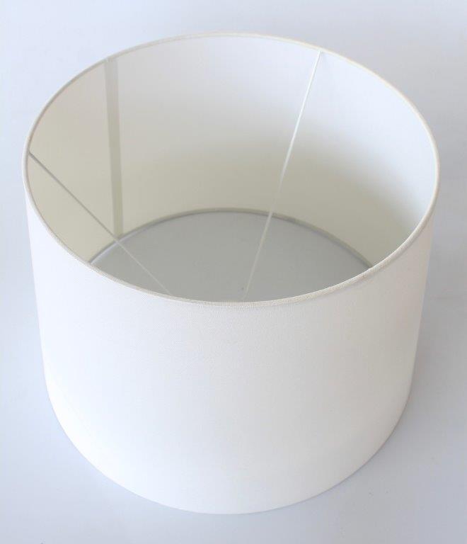 Off White Drum Shade